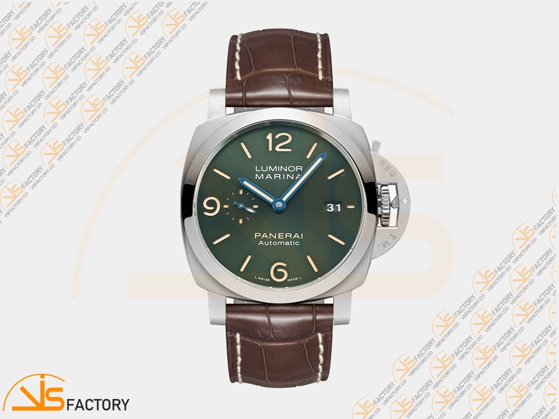 VS Factory Panerai Luminor Marina PAM1116 Green Dial Steel P.9010 Movement - 图片 3