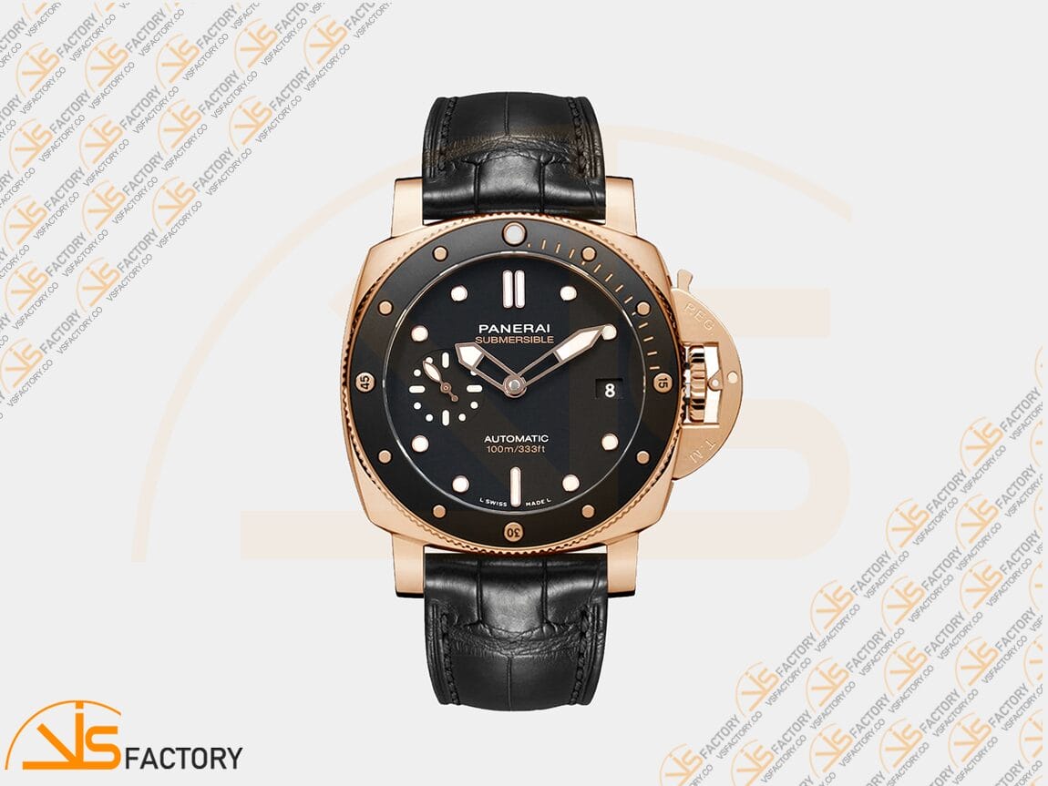 VS Factory Panerai Luminor Submersible PAM974 GoldTech Rose Gold OP XXXIV Movement - 图片 3