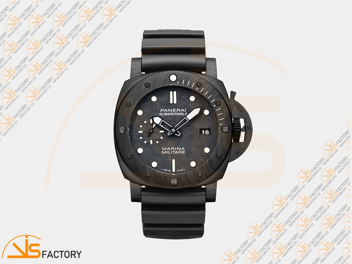VS Factory Panerai Submersible PAM979 Black Dial Carbotech P.9000 Movement - 图片 3