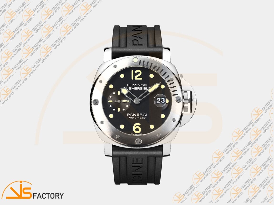 VS Factory Panerai Luminor Submersible PAM1024 Black Dial Steel Rubber P.900 Movement - 图片 3