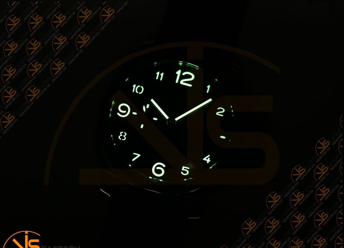 VS Factory Panerai Luminor PAM359 Black Dial 904L Steel Black Leather P.9000 Movement - 图片 14