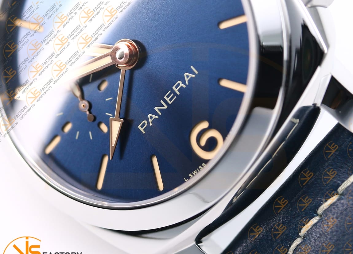 VS Factory Panerai Luminor 1950 PAM688 Blue Dial Stainless Steel Leather P.9001 Movement - 图片 6