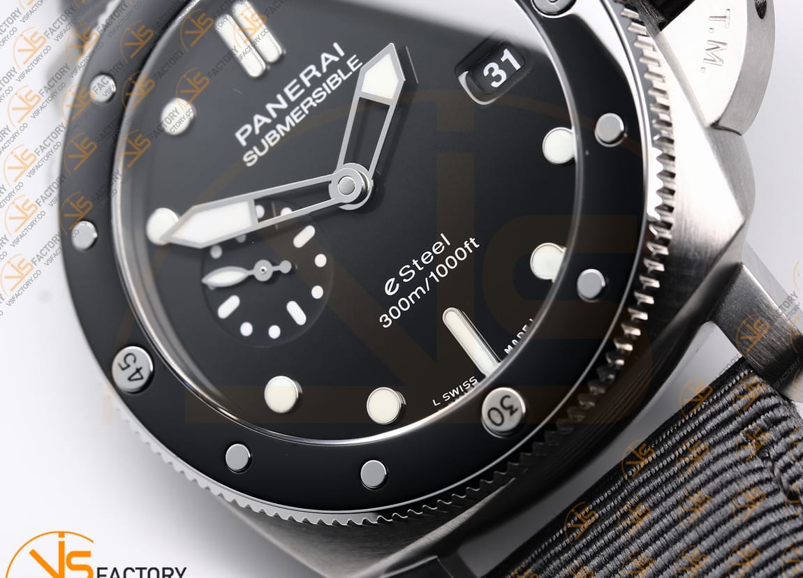 VS Factory Panerai Submersible PAM1288Y Gray Dial Steel P.900 Movement - 图片 9