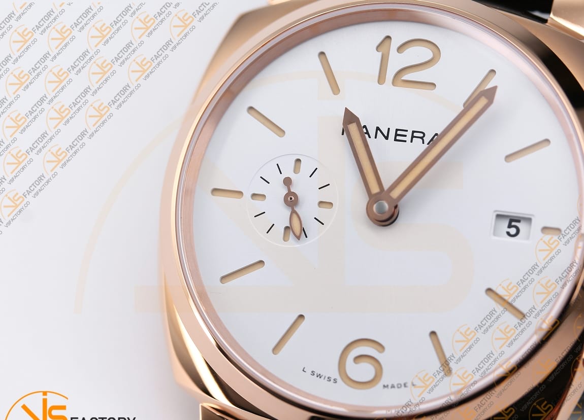 VS Factory Panerai Luminor Due PAM1336 White Dial Steel Leather P.900 Movement - 图片 9