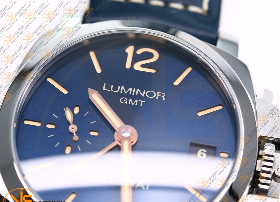 VS Factory Panerai Luminor 1950 PAM688 Blue Dial Stainless Steel Leather P.9001 Movement - 图片 9