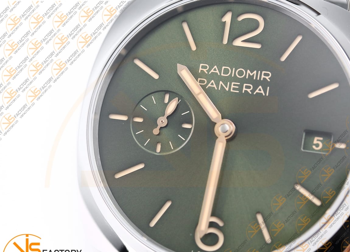 VS Factory Panerai Radiomir PAM1386 Green Dial Stainless Steel P.900 Movemen - 图片 7