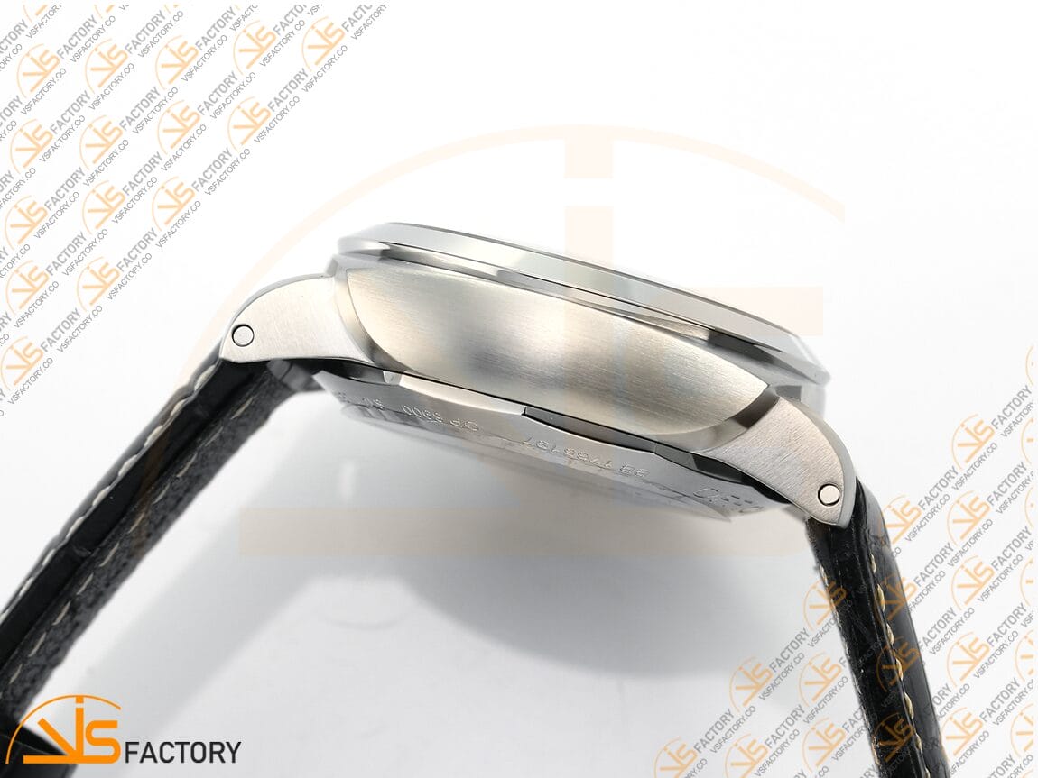 VS Factory Panerai Luminor Marina PAM312 Black Dial 904L Steel Black Leather P.9000 Movement - 图片 11