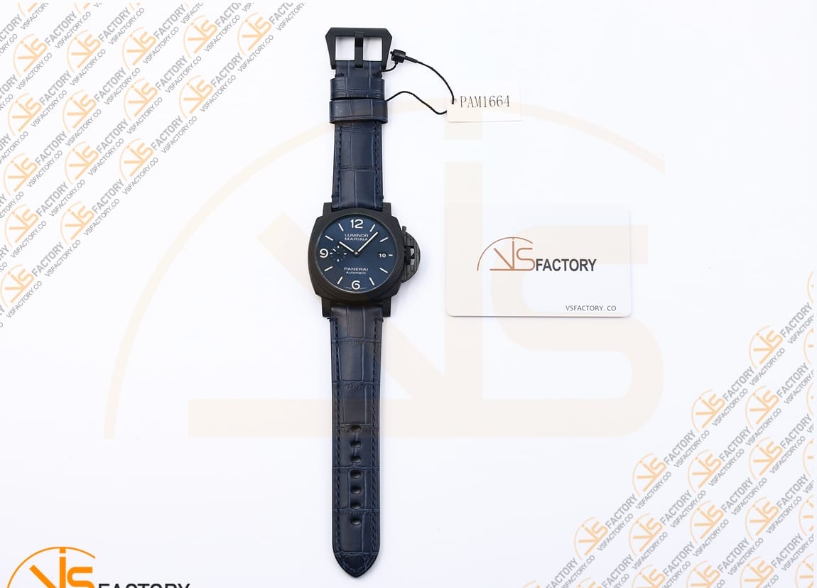 VS Factory Panerai Luminor Marina PAM1664 Blue Dial Carbotech P.9010 Movement - 图片 2
