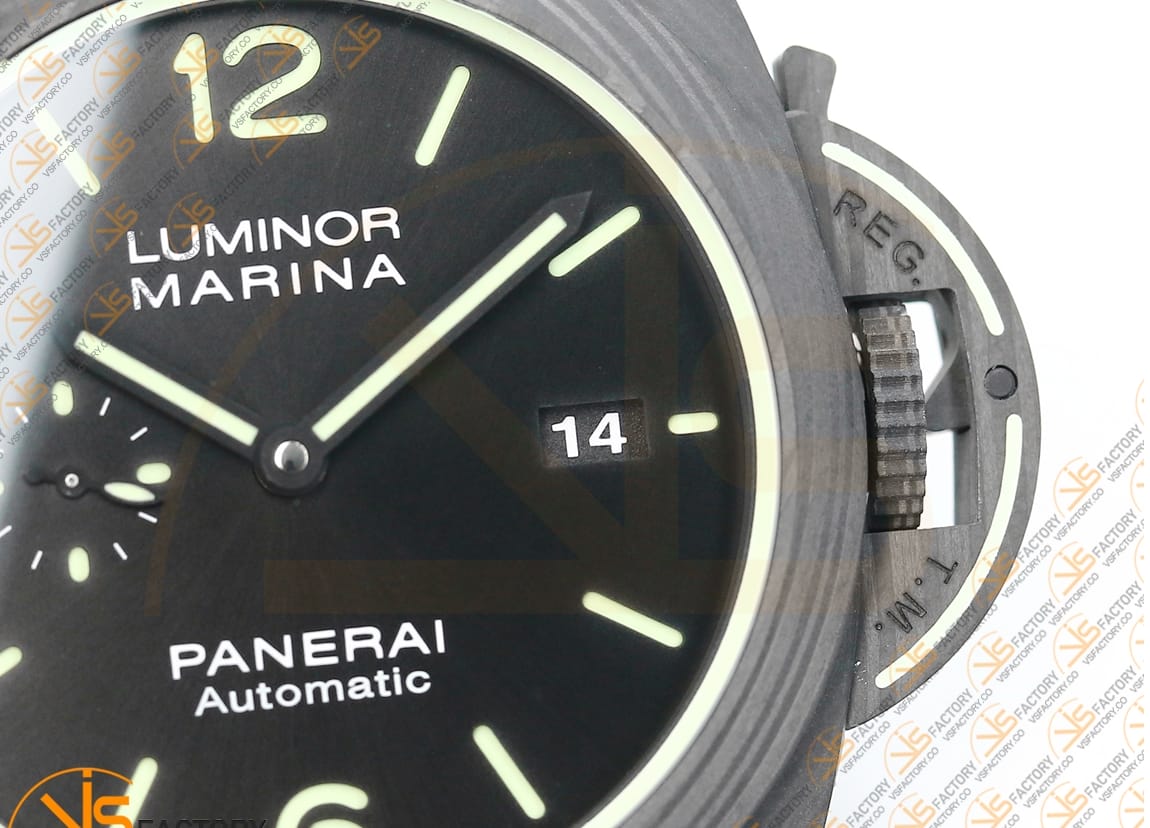 VS Factory Panerai Luminor Marina PAM1118 Blue Dial Forged Carbon P.9010 Movement - 图片 9