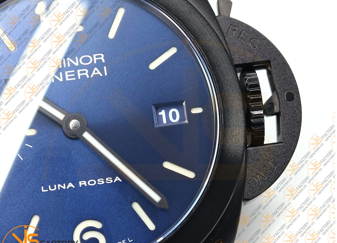 VS Factory Panerai Luminor Quaranta BiTempo PAM1408 Luna Rossa DLC Blue Rubber P900 Movement - 图片 6
