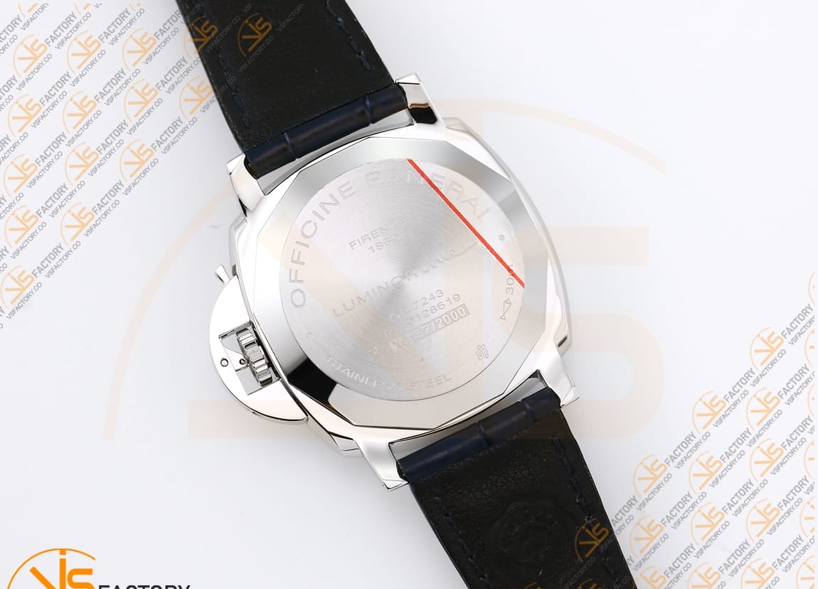VSFactory Panerai Luminor Due PAM1274 Blue Dial Steel Leather P.900 Movement - 图片 12