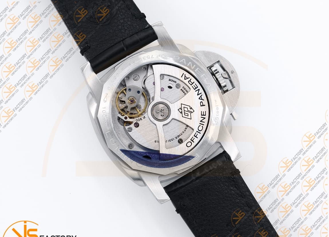 VS Factory Panerai Luminor Quaranta BiTempo PAM1365 Black Dial Stainless Steel Rubber P.900 Movement - 图片 13