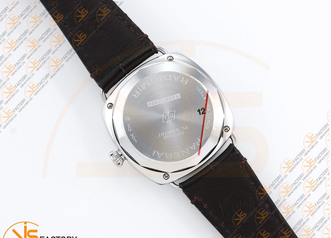 VS Factory Panerai Radiomir PAM1292 White Dial Steel Leather P.900 Movement - 图片 13