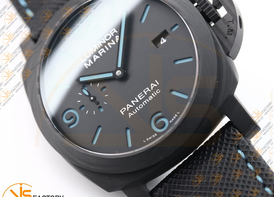 VS Factory Panerai Luminor Marina PAM1661 Black Dial Carbotech P.9010 Movement - 图片 6