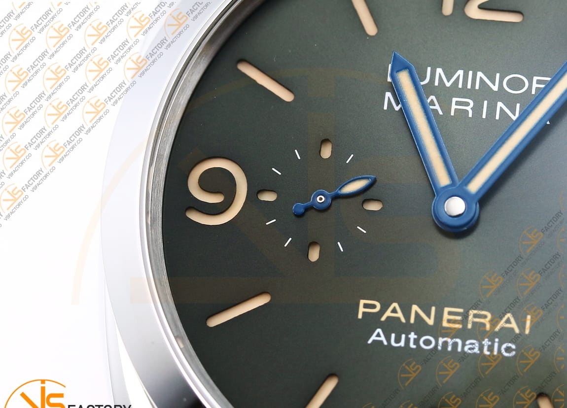 VS Factory Panerai Luminor Marina PAM1116 Green Dial Steel P.9010 Movement - 图片 7