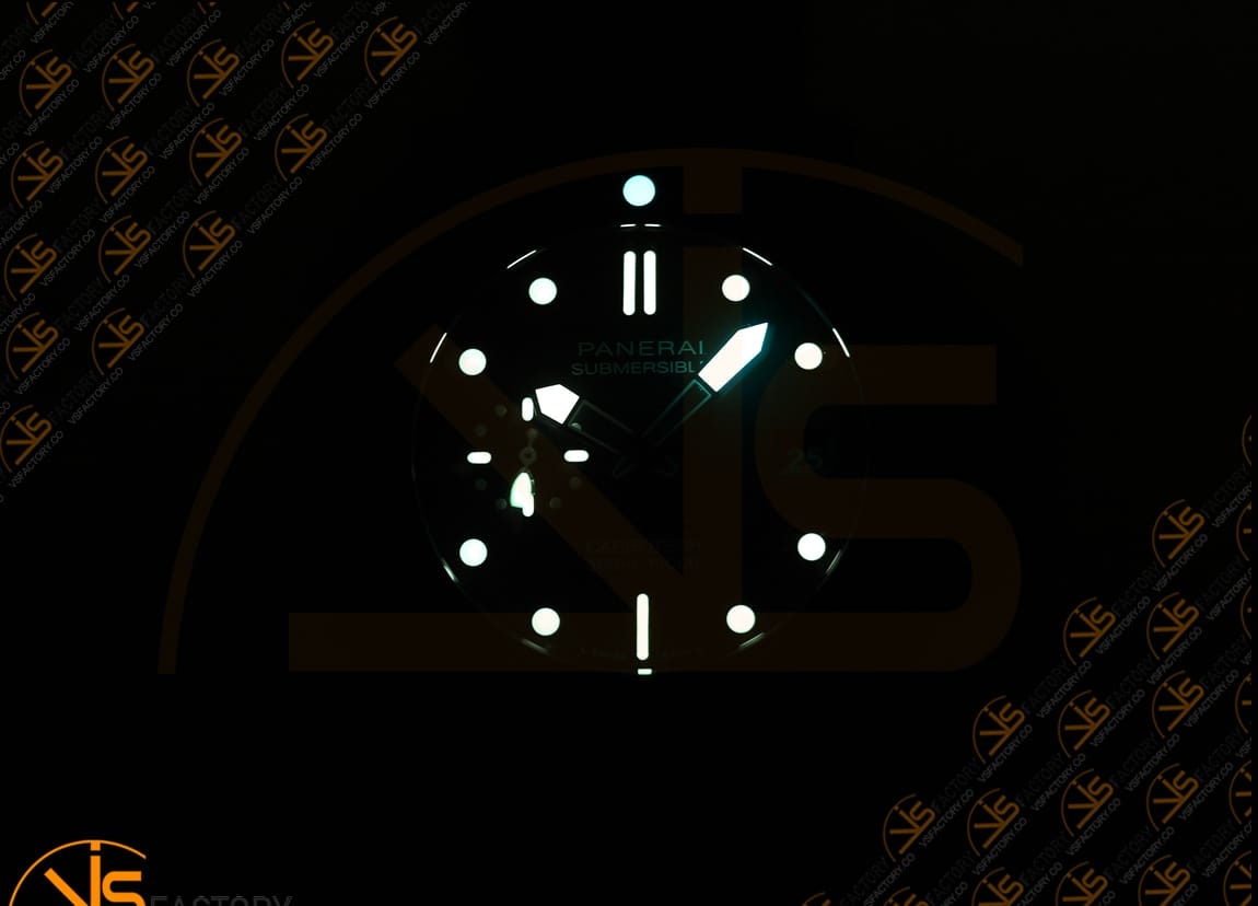 VS Factory Panerai Submersible PAM1232 QuarantaQuattro 44mm Black Dial Fiber Case P900 Movement - 图片 14