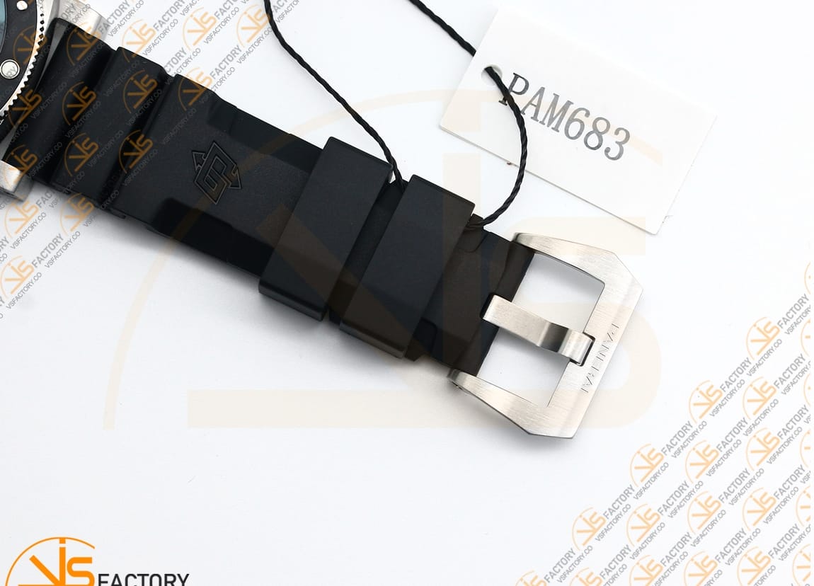 VS Factory Panerai Submersible PAM683 Black Dial Steel Asia XXXIV Movement - 图片 12