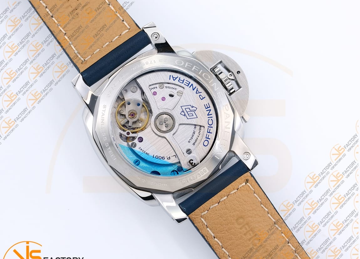 VS Factory Panerai Luminor 1950 PAM688 Blue Dial Stainless Steel Leather P.9001 Movement - 图片 13