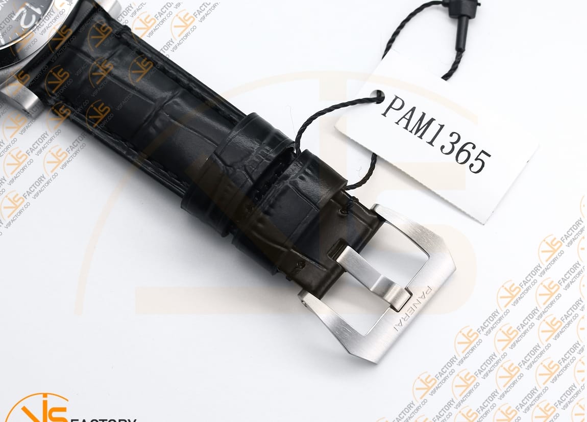VS Factory Panerai Luminor Quaranta BiTempo PAM1365 Black Dial Stainless Steel Rubber P.900 Movement - 图片 12