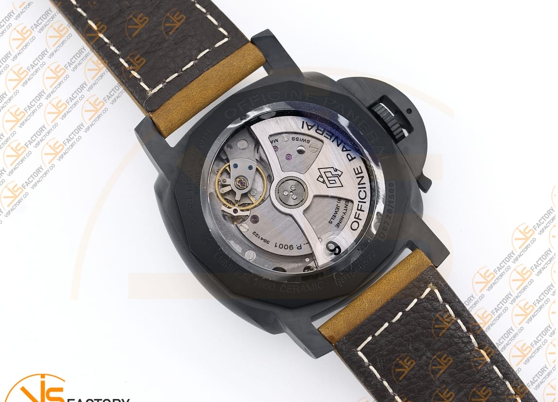 VS Factory Panerai Luminor GMT PAM441 Brown Dial Ceramic P.9001 Movement - 图片 13
