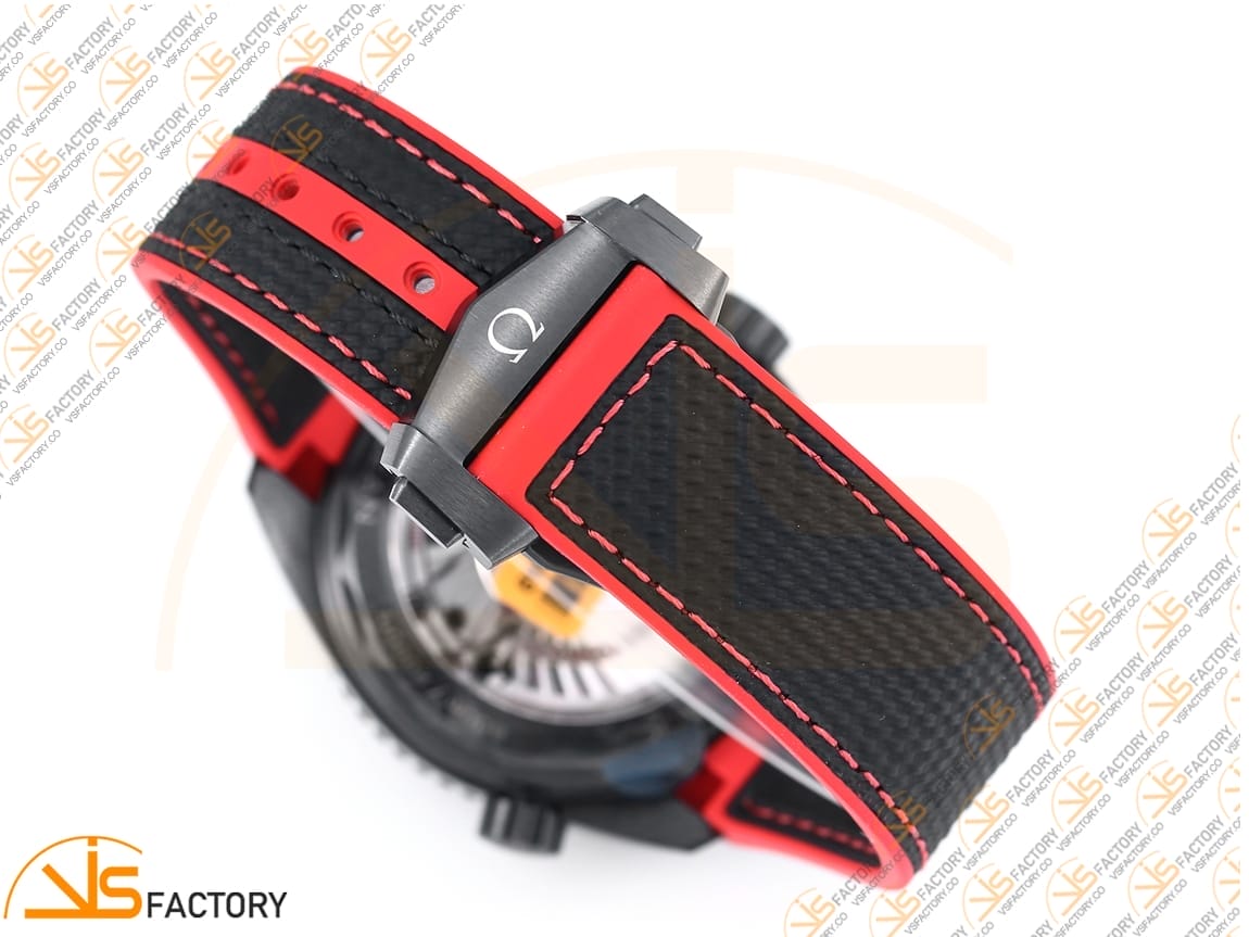 VSFactory (VSF) Omega Planet Ocean 45.5mm Deep Black Red Dial Real Ceramic A8906 Movement - 图片 13