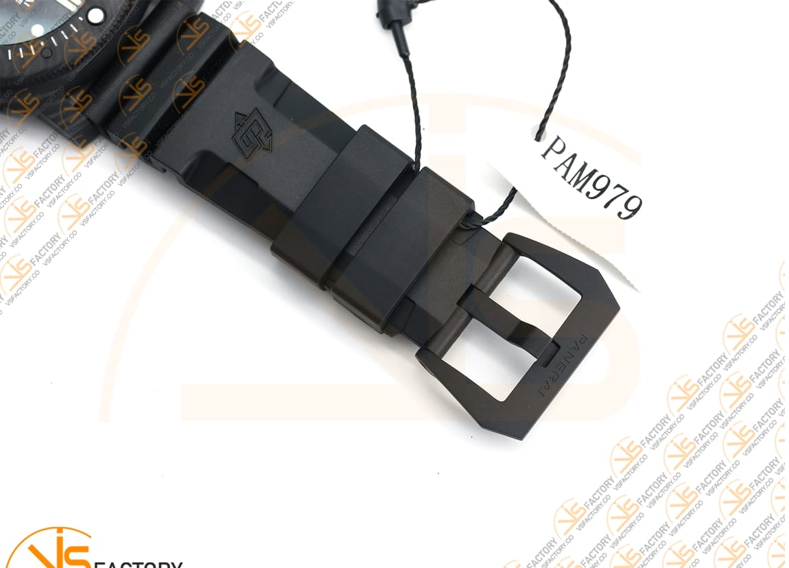 VS Factory Panerai Submersible PAM979 Black Dial Carbotech P.9000 Movement - 图片 12