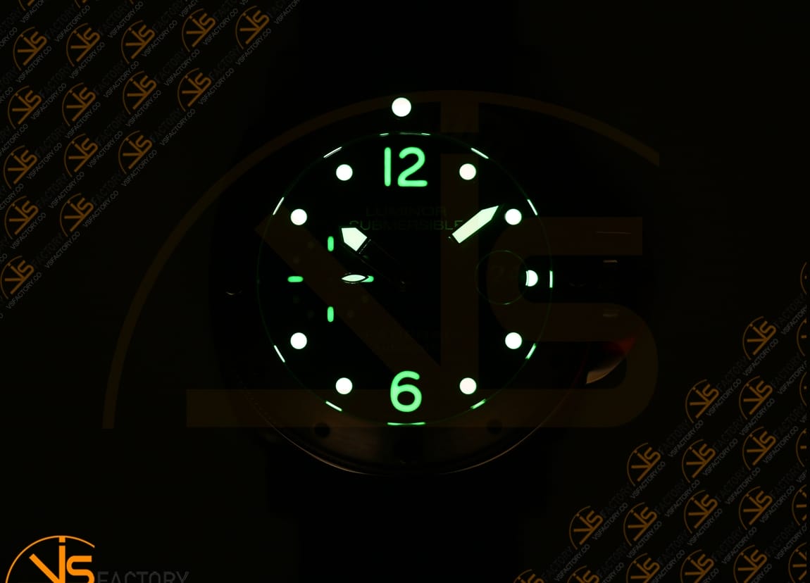 VS Factory Panerai Luminor Submersible PAM1024 Black Dial Steel Rubber P.900 Movement - 图片 14