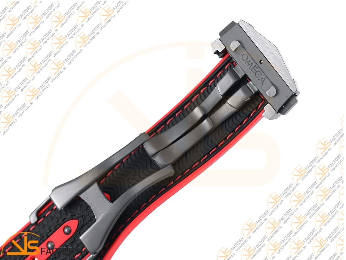 VSFactory (VSF) Omega Planet Ocean 45.5mm Deep Black Red Dial Real Ceramic A8906 Movement - 图片 11