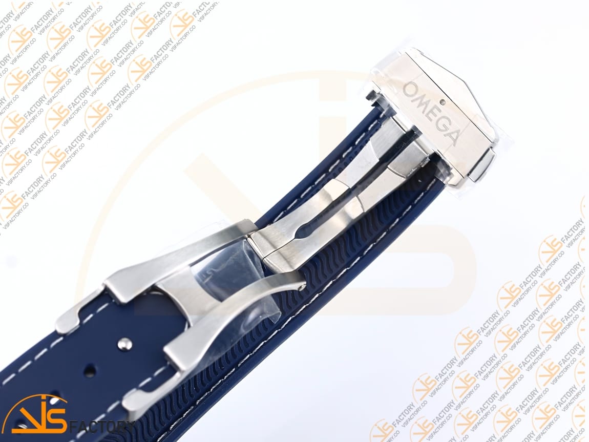 VSFactory (VSF) Omega Planet Ocean 600M GMT 43.5mm Blue Dial Blue Ceramic Bezel SS A8605 Movement - 图片 11