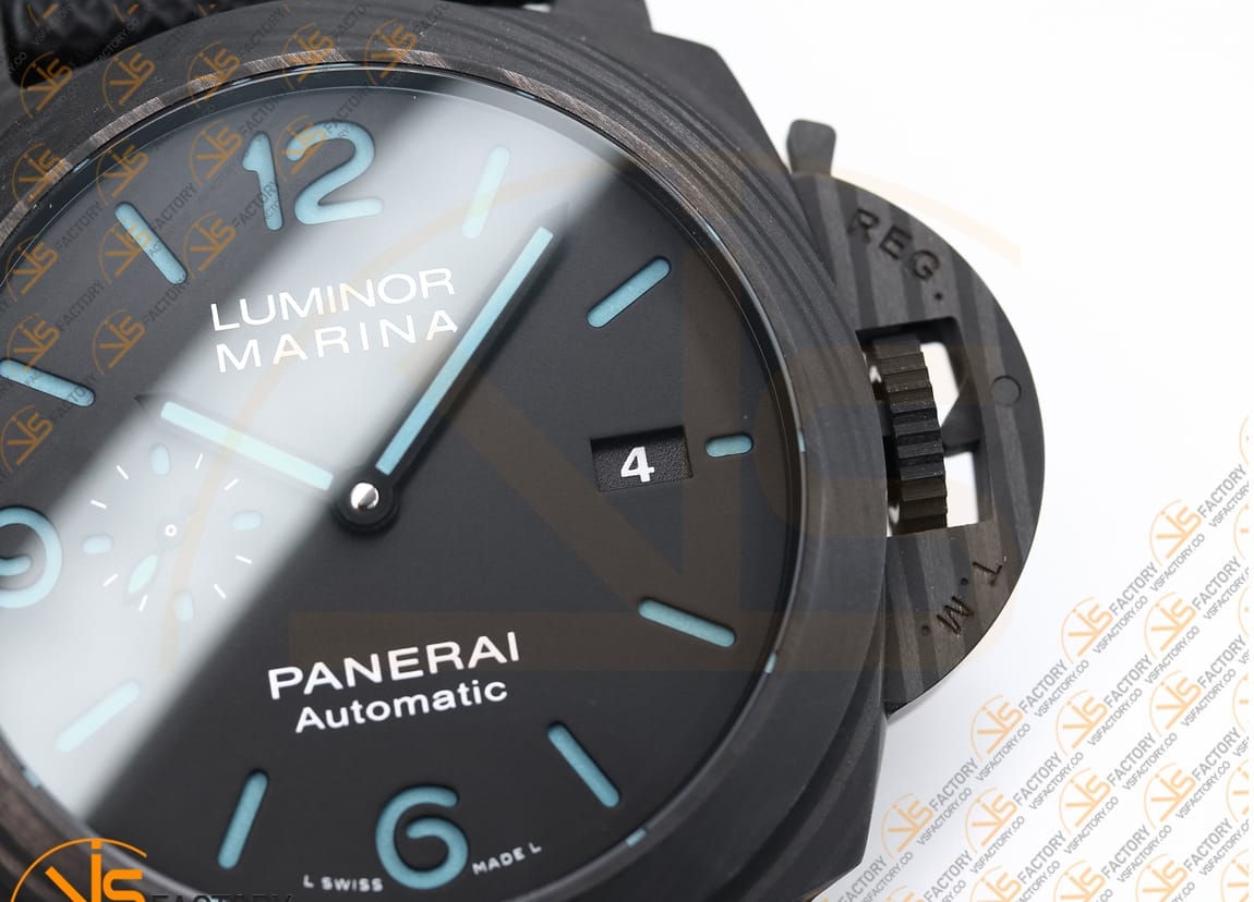 VS Factory Panerai Luminor Marina PAM1661 Black Dial Carbotech P.9010 Movement - 图片 9