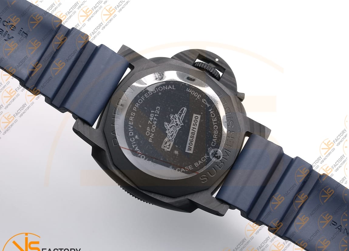 VS Factory Panerai Submersible PAM1232 QuarantaQuattro 44mm Black Dial Fiber Case P900 Movement - 图片 13