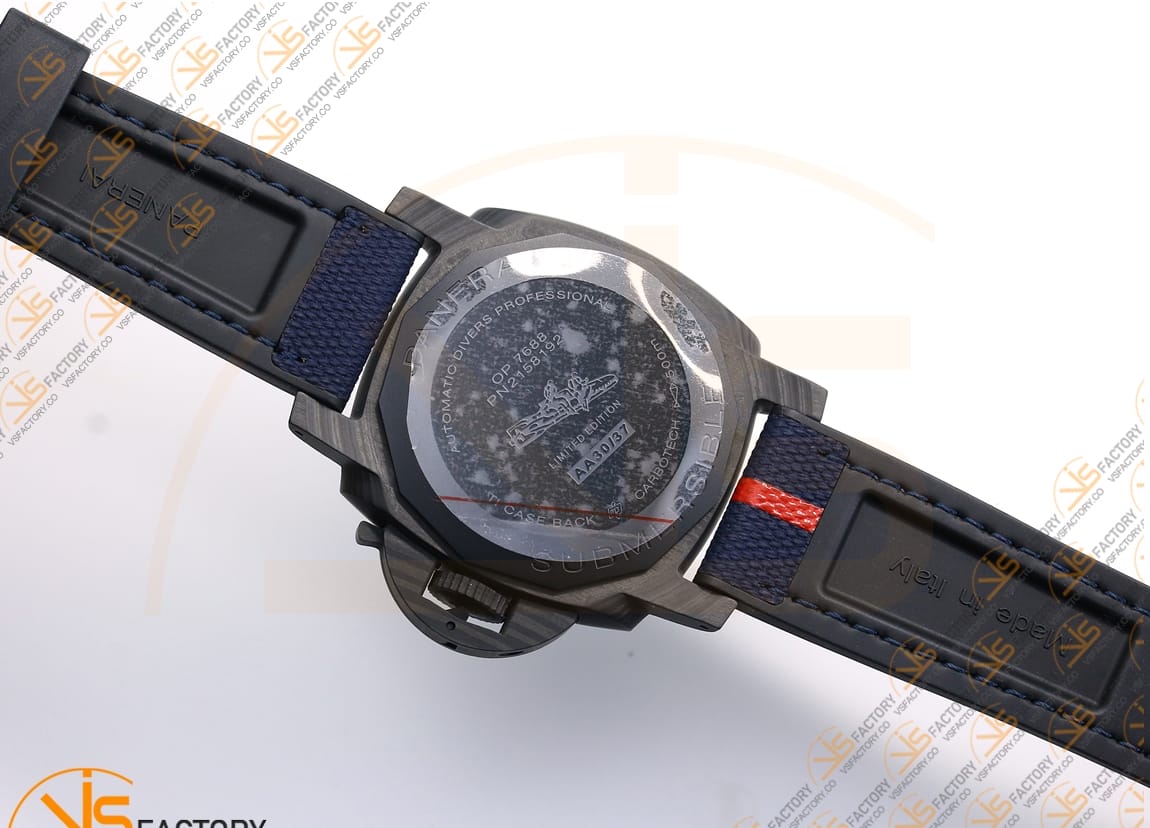 VS Factory Panerai Submersible PAM1563 Luna Rossa 42mm Blue Dial Blue Nylon P900 Movement - 图片 13