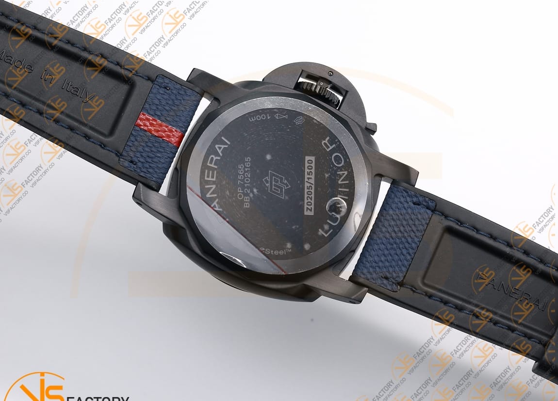 VS Factory Panerai Luminor Quaranta BiTempo PAM1408 Luna Rossa DLC Blue Rubber P900 Movement - 图片 13