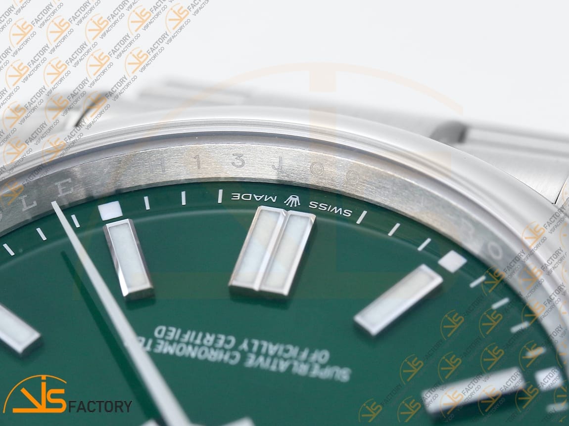 VS Factory Rolex Oyster Perpetual 124300 Green Dial 904L Steel VS3235 Movement - 图片 9