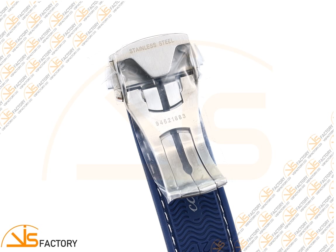 VSFactory (VSF) Omega Planet Ocean 600M GMT 43.5mm Blue Dial Blue Ceramic Bezel SS A8605 Movement - 图片 12