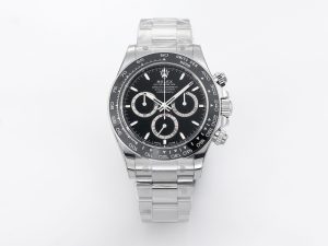VSFactory (VSF) Rolex Daytona 126500 Black Dial – 904L Steel / DD4131 Movement