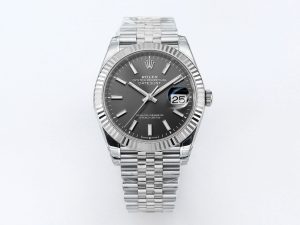 VS Factory Rolex DateJust 41 126334 Gray Dial 904L Steel VS3235 Movement