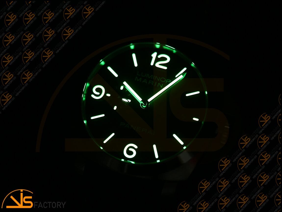 VS Factory Panerai Luminor Marina PAM312 Black Dial 904L Steel Black Leather P.9000 Movement - 图片 14