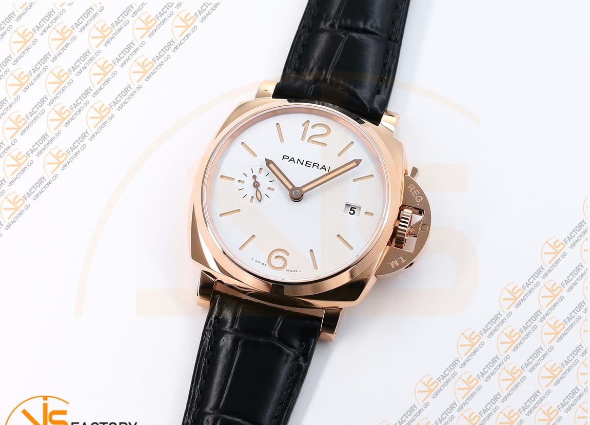 VS Factory Panerai Luminor Due PAM1336 White Dial Steel Leather P.900 Movement - 图片 5