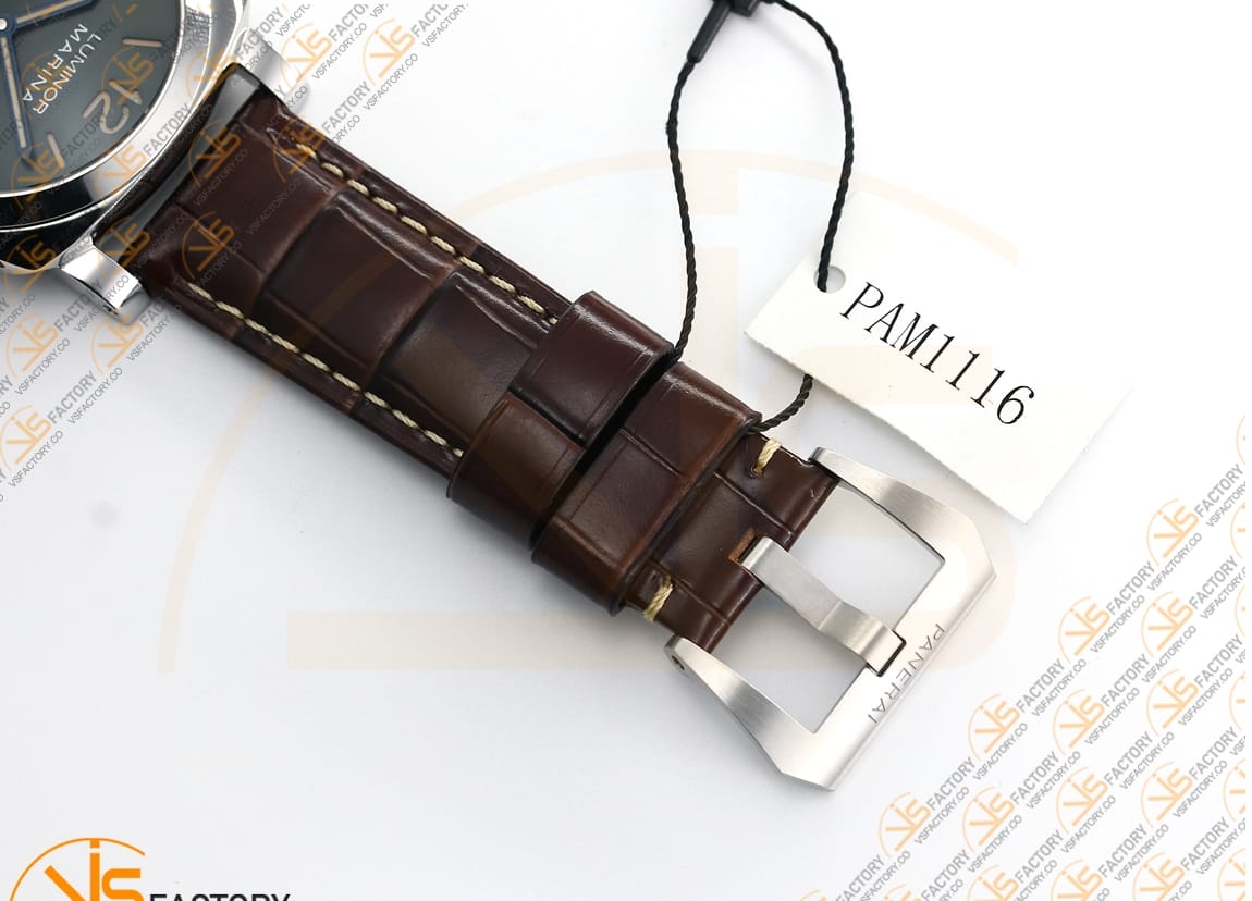 VS Factory Panerai Luminor Marina PAM1116 Green Dial Steel P.9010 Movement - 图片 12