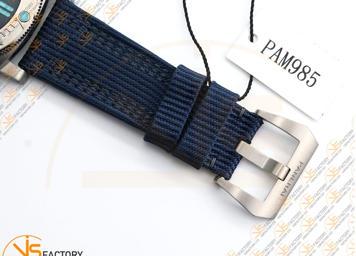 VS Factory Panerai Submersible Mike Horn PAM985 Blue Dial Titanium P.9010 Movement - 图片 13