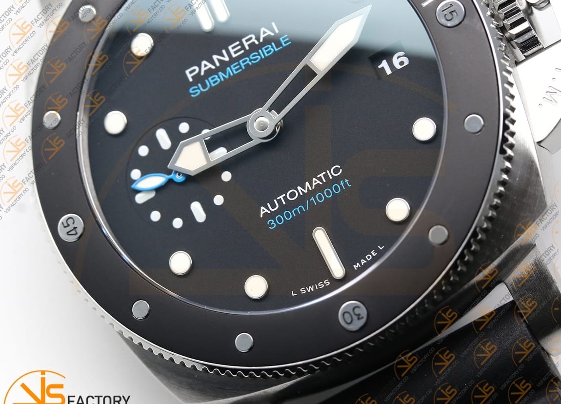 VS Factory Panerai Submersible PAM683 Black Dial Steel Asia XXXIV Movement - 图片 8