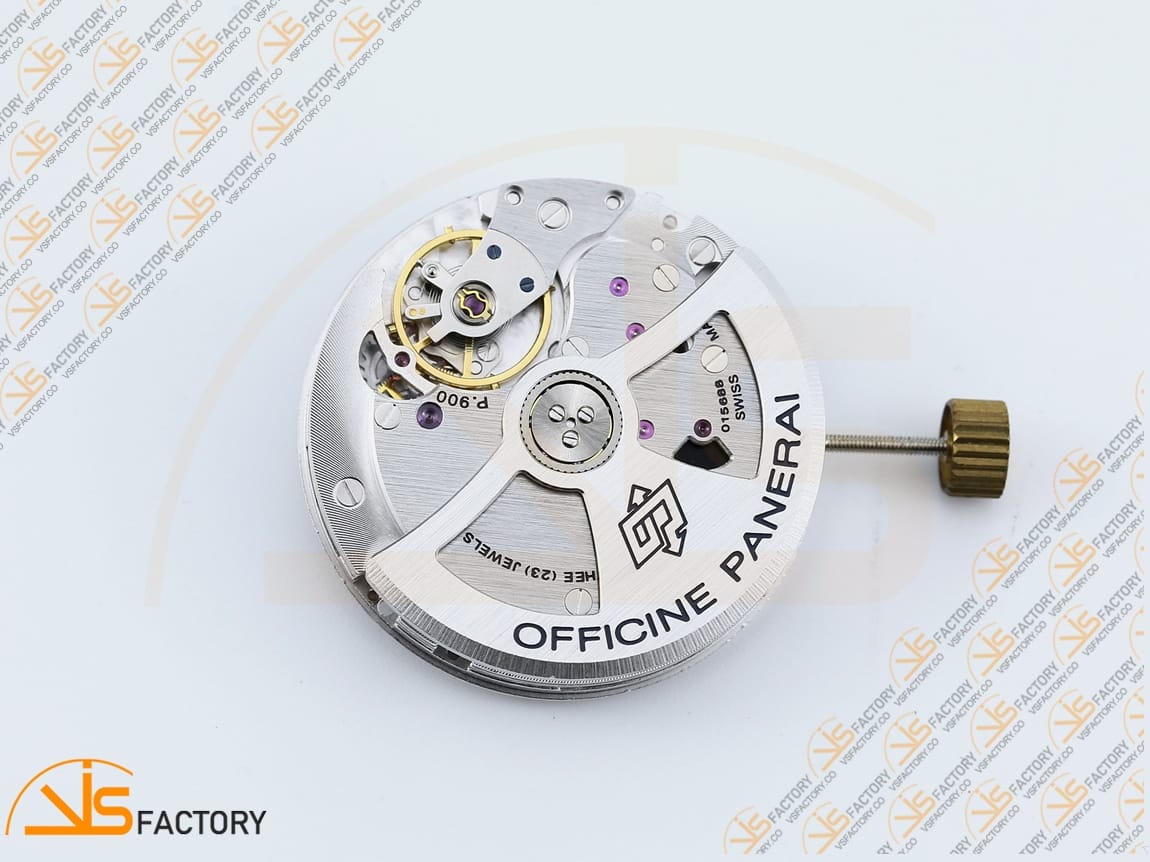 VS Factory Panerai Submersible PAM1543 White Dial Blue Nylon Rubber Strap P.900 Movement - 图片 15