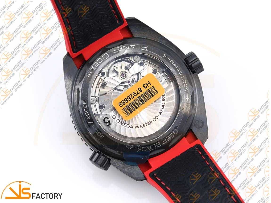 VSFactory (VSF) Omega Planet Ocean 45.5mm Deep Black Red Dial Real Ceramic A8906 Movement - 图片 14