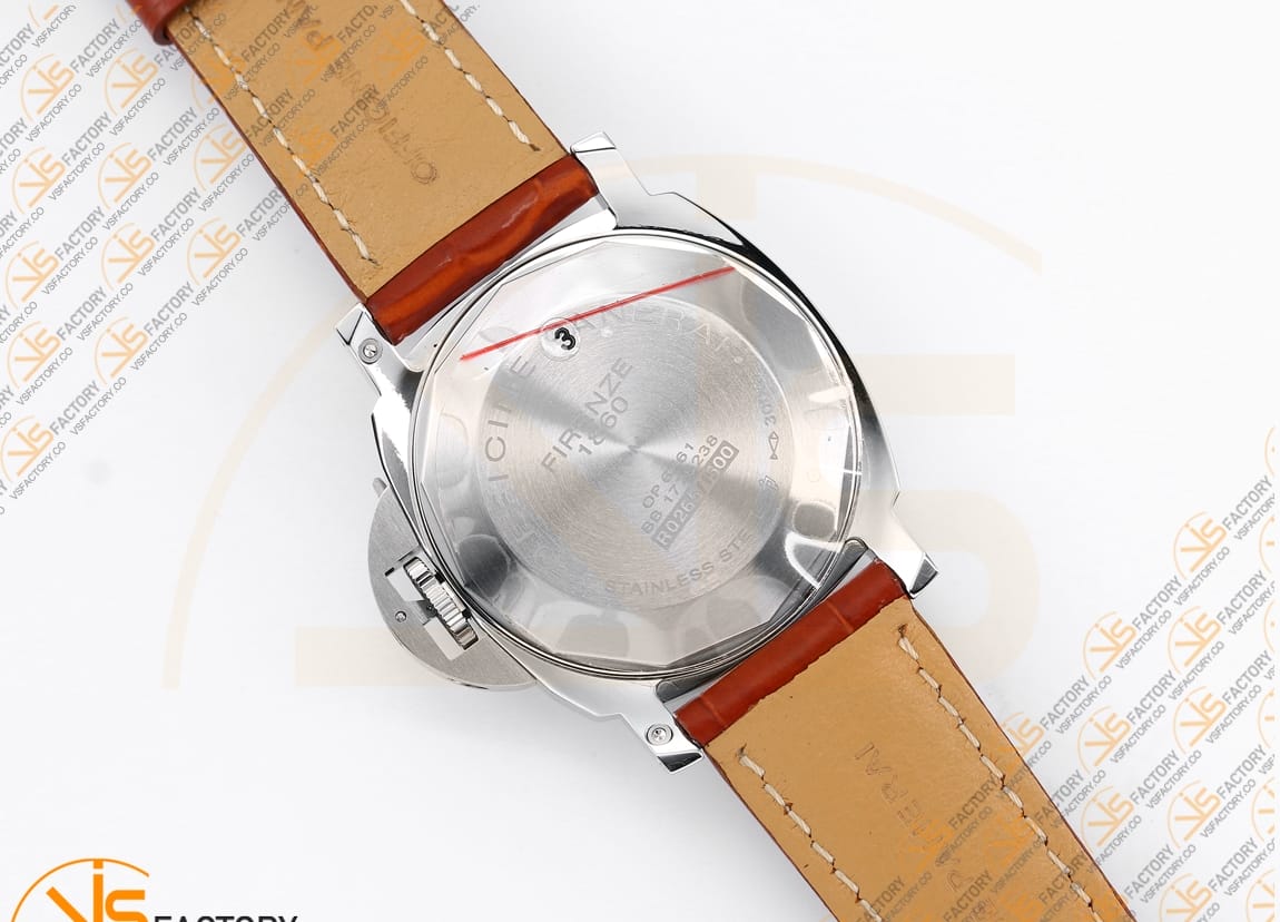 VS Factory Panerai Luminor GMT PAM088 Black Dial 904L Steel Brown Leather P.9001 Movement - 图片 14