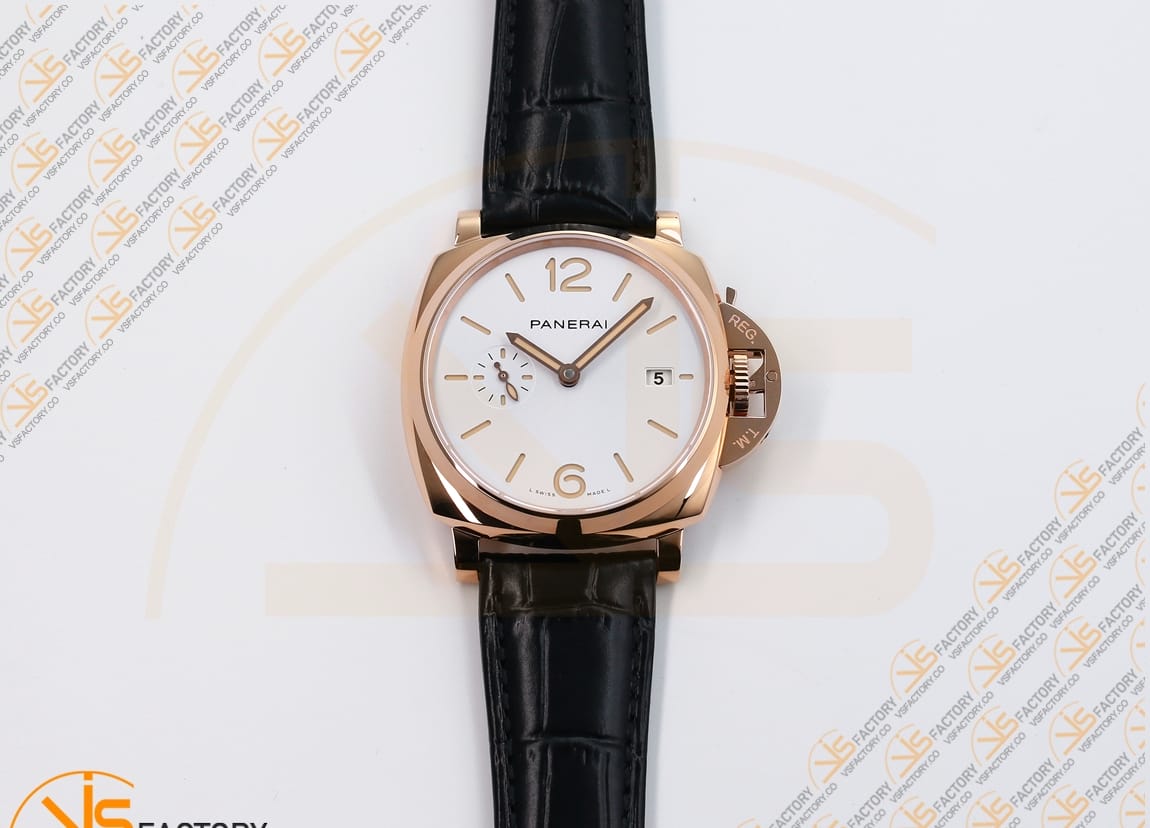 VS Factory Panerai Luminor Due PAM1336 White Dial Steel Leather P.900 Movement - 图片 4