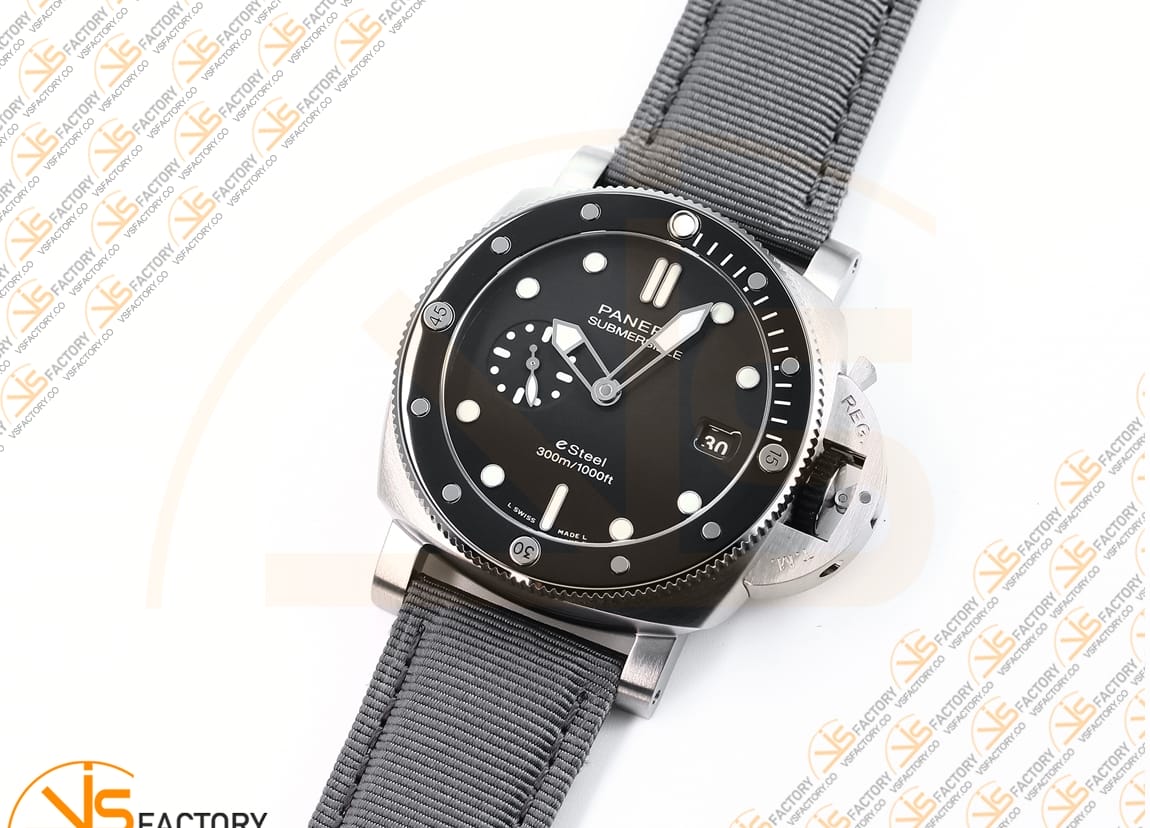 VS Factory Panerai Submersible PAM1288Y Gray Dial Steel P.900 Movement - 图片 5