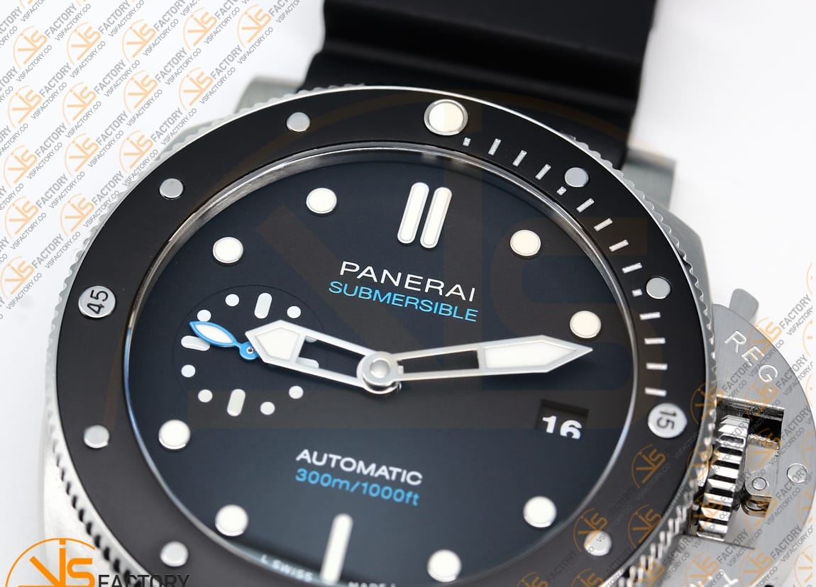 VS Factory Panerai Submersible PAM683 Black Dial Steel Asia XXXIV Movement - 图片 7