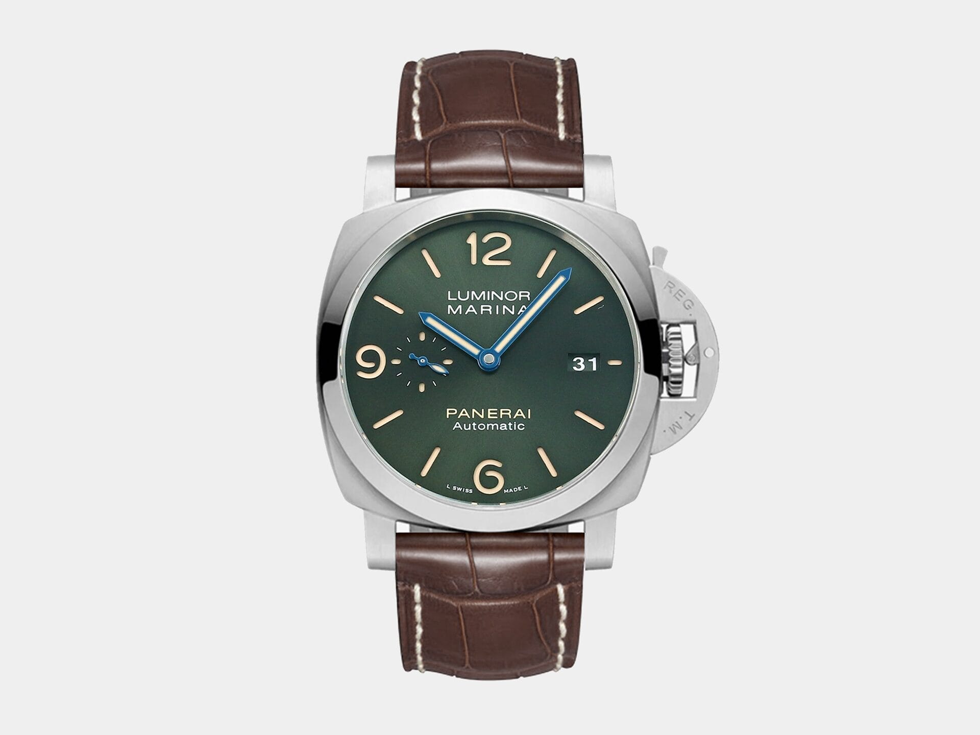 VS Factory Panerai Luminor Marina PAM1116 Green Dial Steel P.9010 Movement