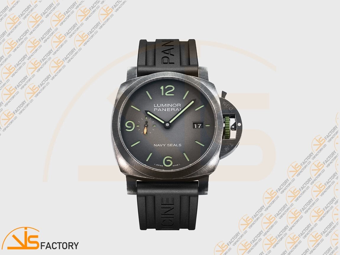 VS Factory Panerai PAM1412 Luminor Marina Navy SEALs 44mm Steel Case P.9010 Movement - 图片 2